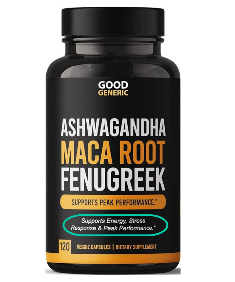 ashwagandha maca root fenugreek